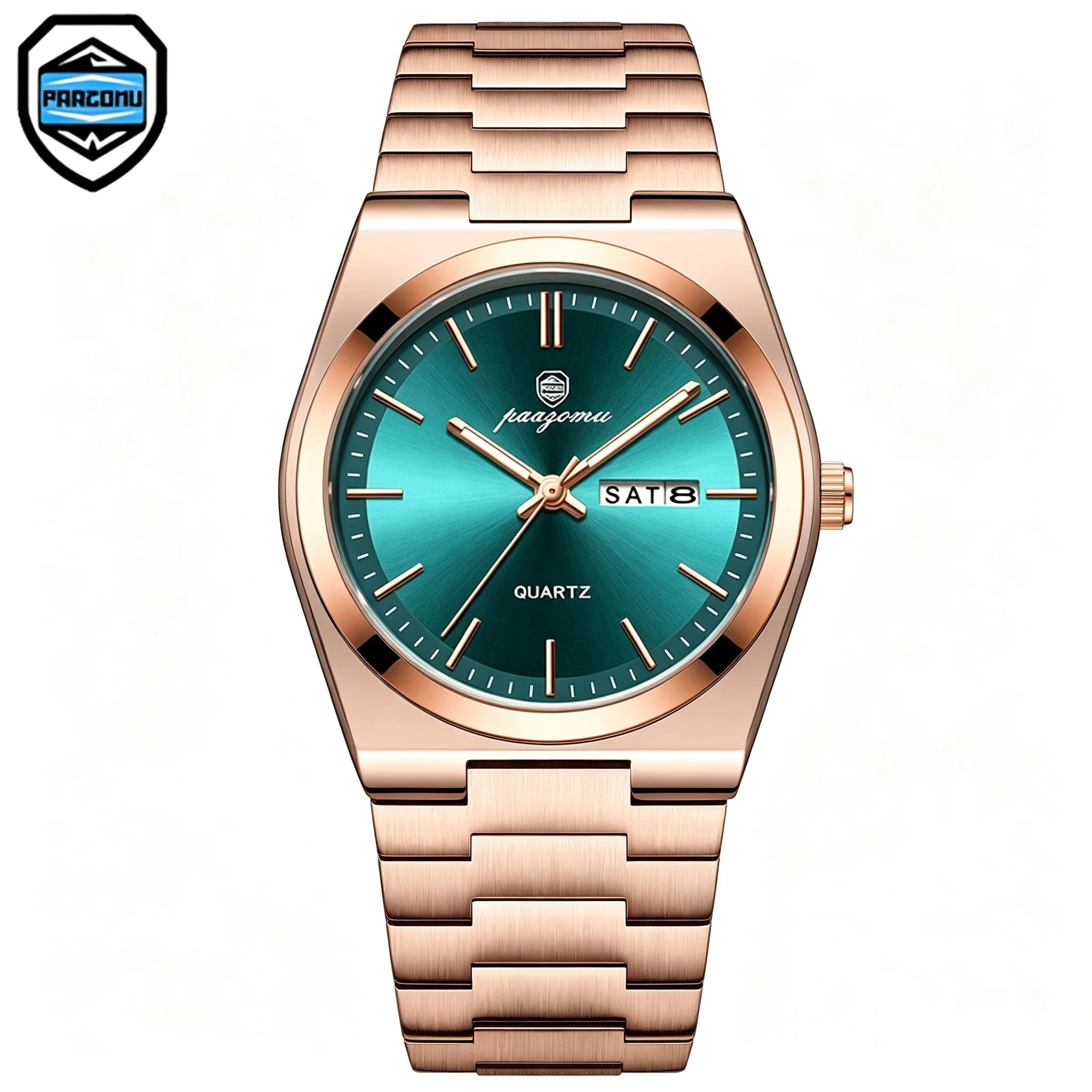VAREL Brand Luxury Men's Watches Men's Fashion Stainless Steel Quartz Watch