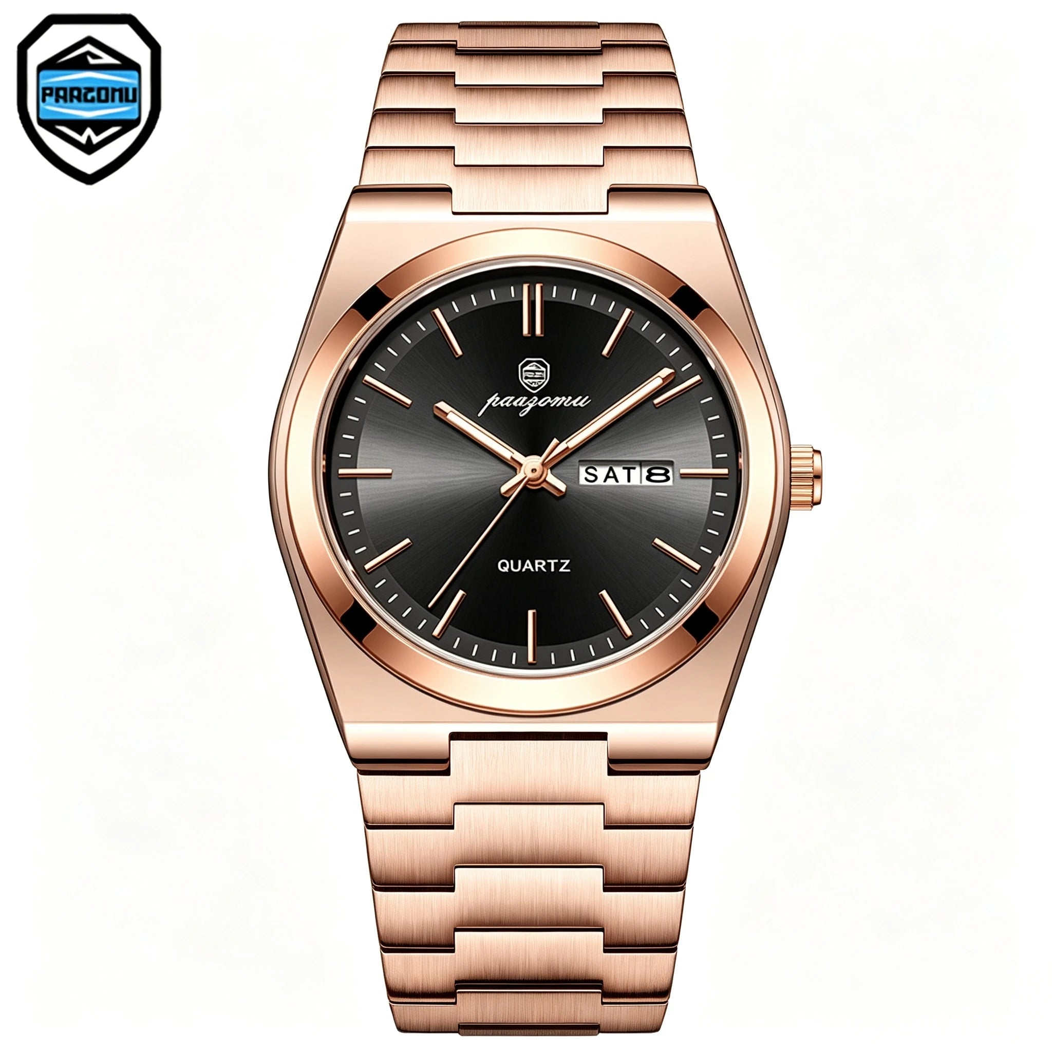 VAREL Brand Luxury Men's Watches Men's Fashion Stainless Steel Quartz Watch
