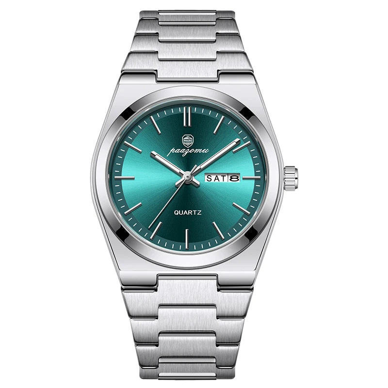 VAREL Brand Luxury Men's Watches Men's Fashion Stainless Steel Quartz Watch